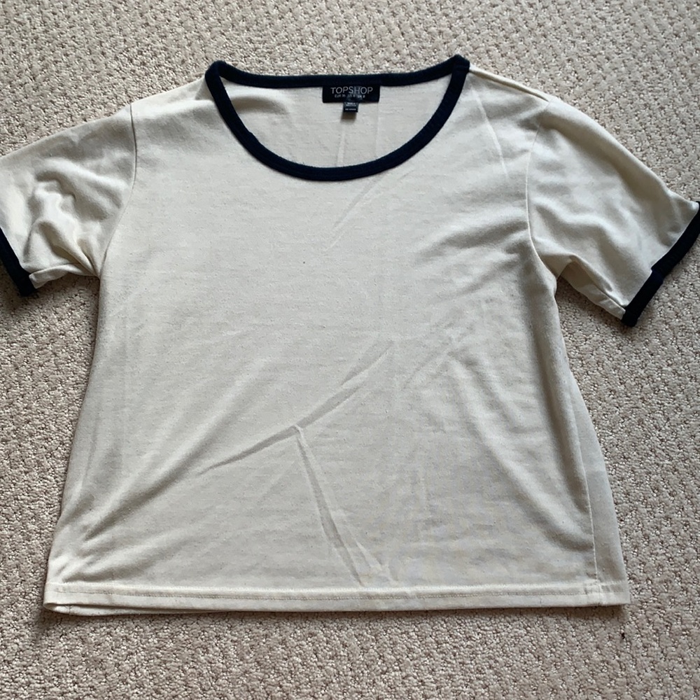 Topshop cropped t